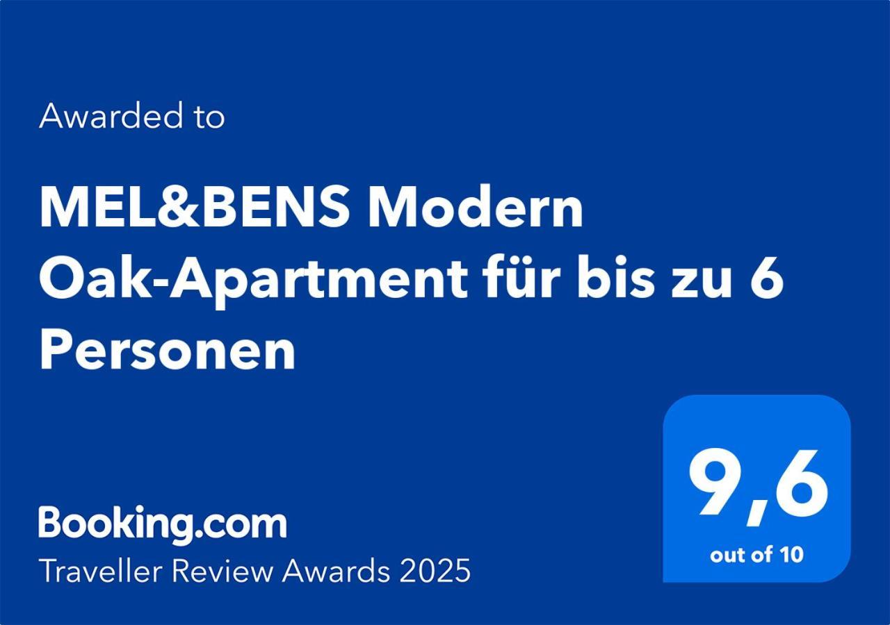 Mel&Bens Modern Oak-Apartments Fuer Bis Zu 12 Personen BRE Extérieur photo